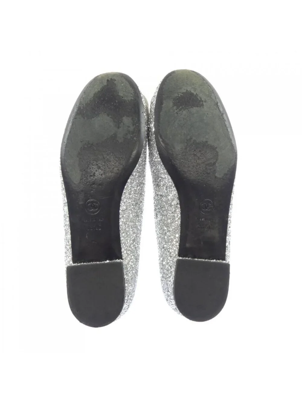 Chanel Flat Sneakers Silver